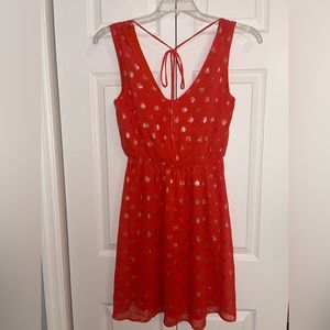 Francesca’s Poka Dot Dress